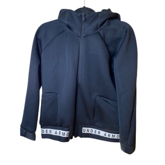 UNDER ARMOUR UNISEX BLACK HOODIE M/L - Picture 2 of 7